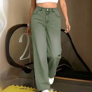 Forever 21 Olive Green Jeans